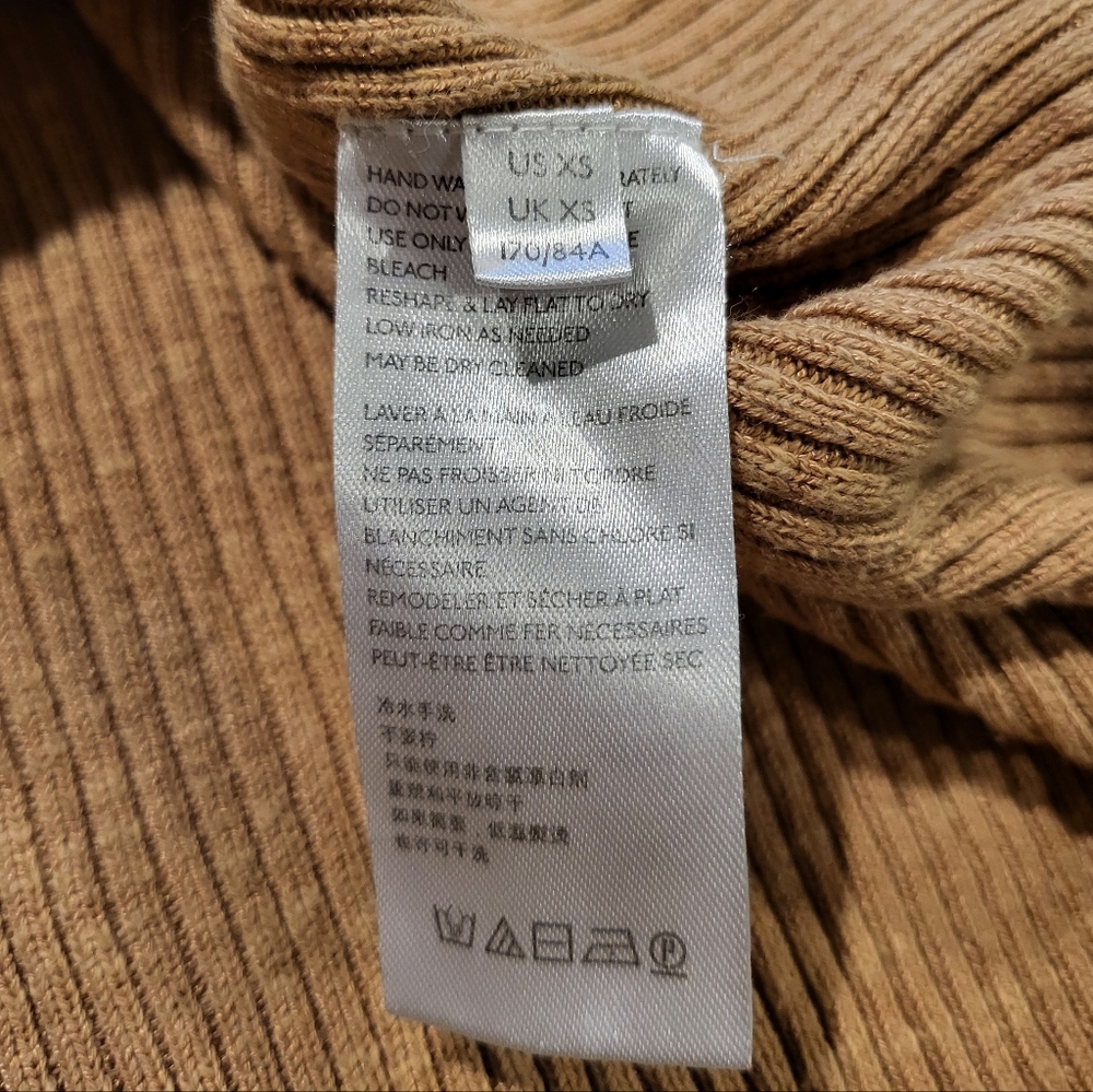 Free People Ella Button Up Sweater Iced Coffee Size XS - Picture 4 of 5
